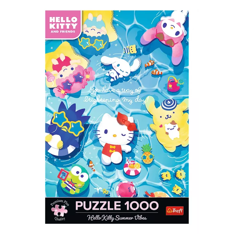 Jigsaw Puzzle TREFL Hello Kitty Summer Relaxation — 1000 pieces (model 12067)