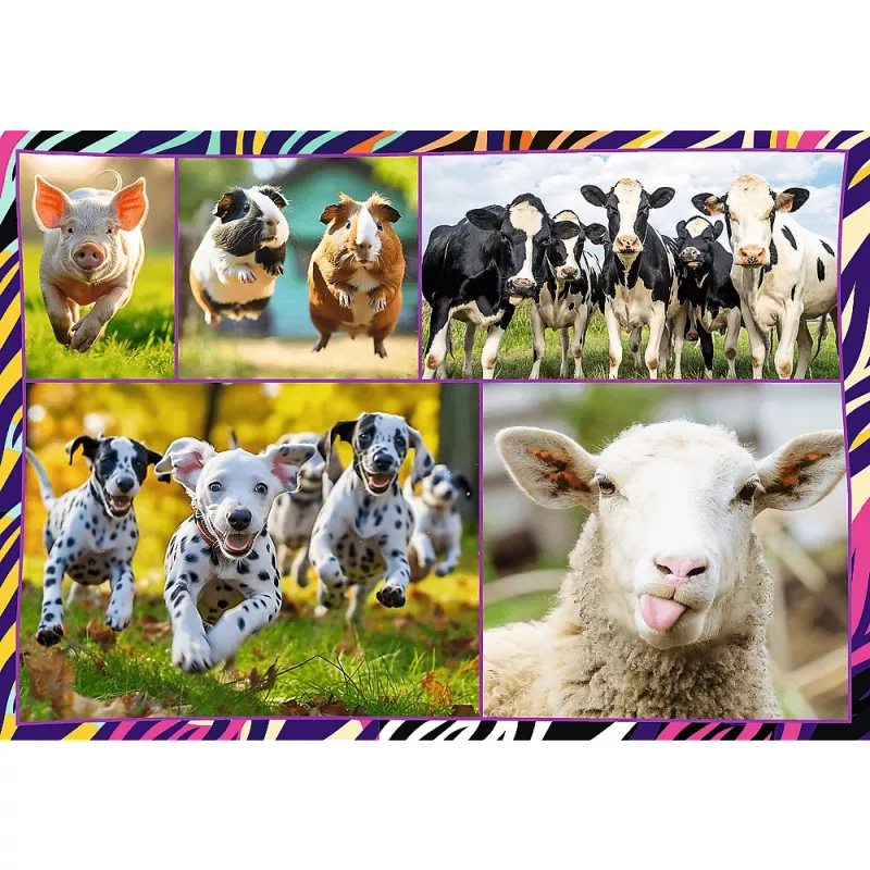 Jigsaw Puzzle TREFL Funny — 4 x 250 pieces, children's themed set