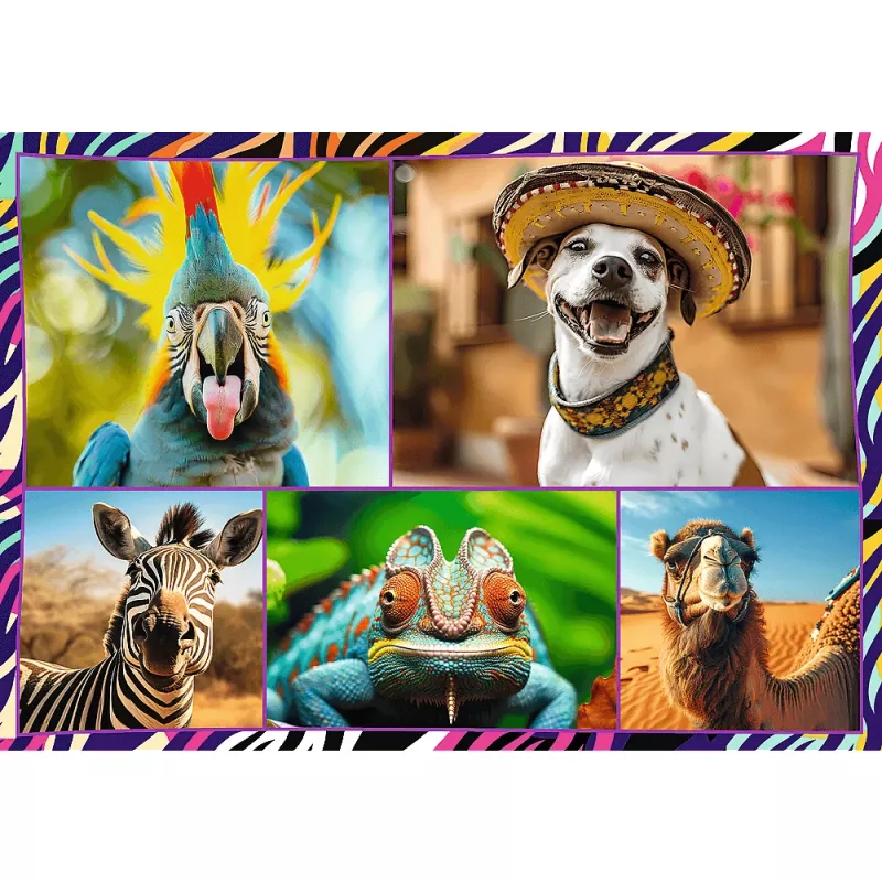 Jigsaw Puzzle TREFL Funny — 4 x 250 pieces, children's themed set