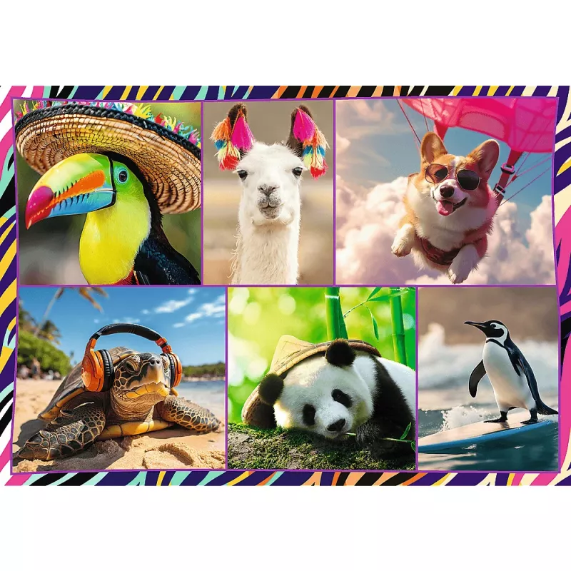 Jigsaw Puzzle TREFL Funny — 4 x 250 pieces, children's themed set