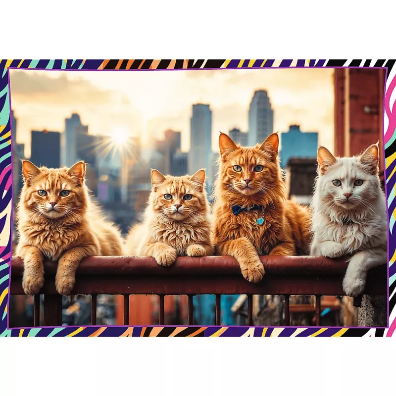 Jigsaw Puzzle TREFL Funny — 4 x 250 pieces, children's themed set