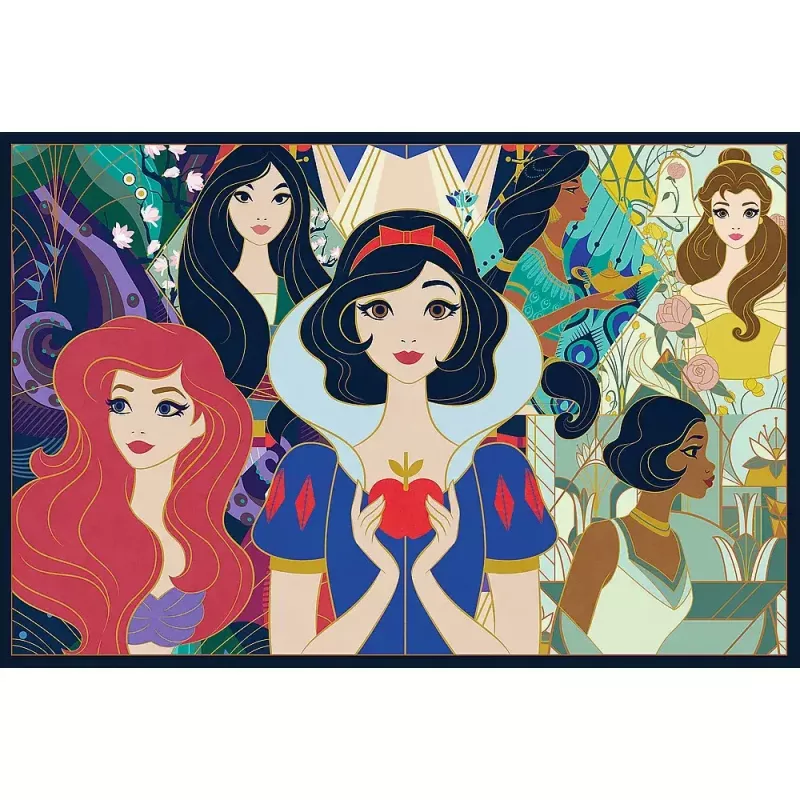 Jigsaw puzzle TREFL Puzzle 2x200 pieces Disney Princess – 2 puzzles, 200 pieces each