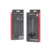 Headset stand GENESIS NGM-2232 ABS Aluminium TPU Black Grey