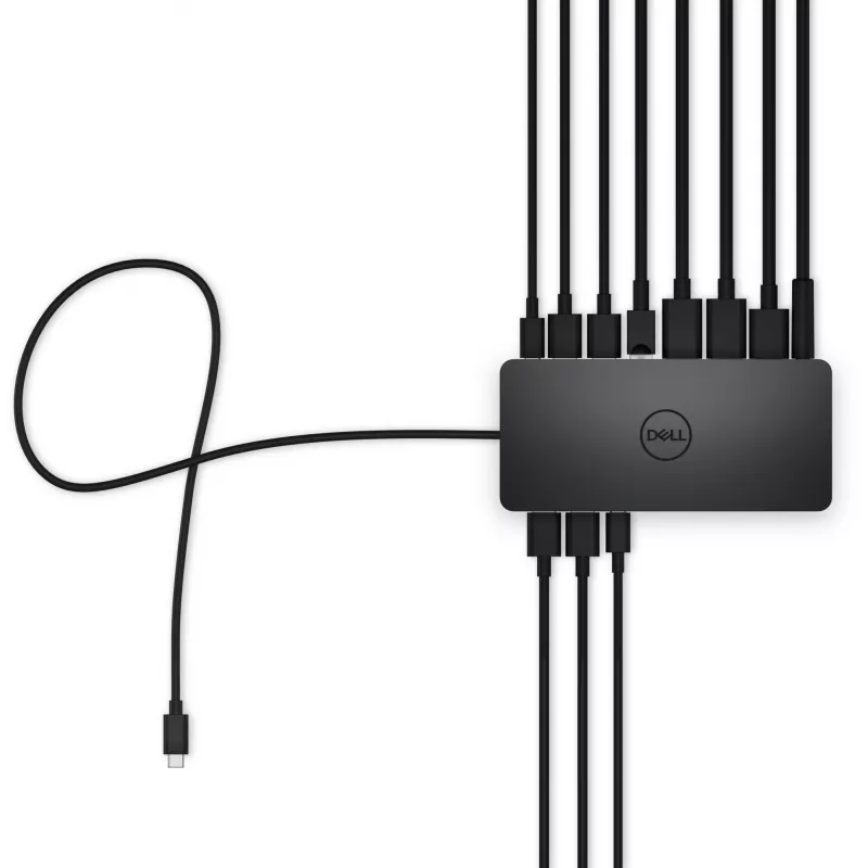 DELL Universal Dock - UD22, Docking, USB 3.2 Gen 2 (3.1 Gen 2) Type-C, 96 W, 10,100,1000 Mbit/s, Black, 5120 x 2880 pixels