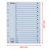 Esselte 100149 tab index Polypropylene (PP) White