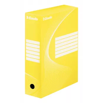 Esselte Archiving Box Vivida FSC® BOXY 100 mm, Yellow, A4, Landscape/Portrait, 100 mm, 352 mm, 250 mm