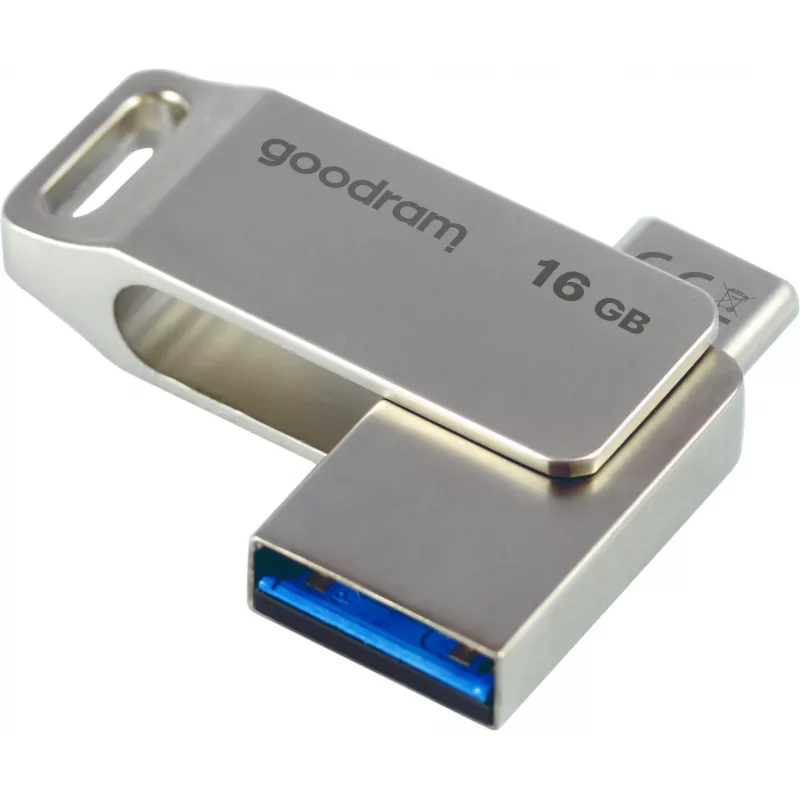 Goodram ODA3 USB flash drive 16 GB USB Type-A / USB Type-C 3.2 Gen 1 (3.1 Gen 1) Silver