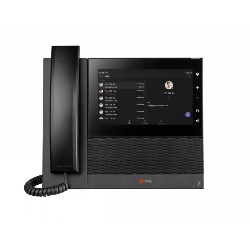 HP Poly CCX 600 Business Media Phone for Microsoft Teams and PoE-enabled