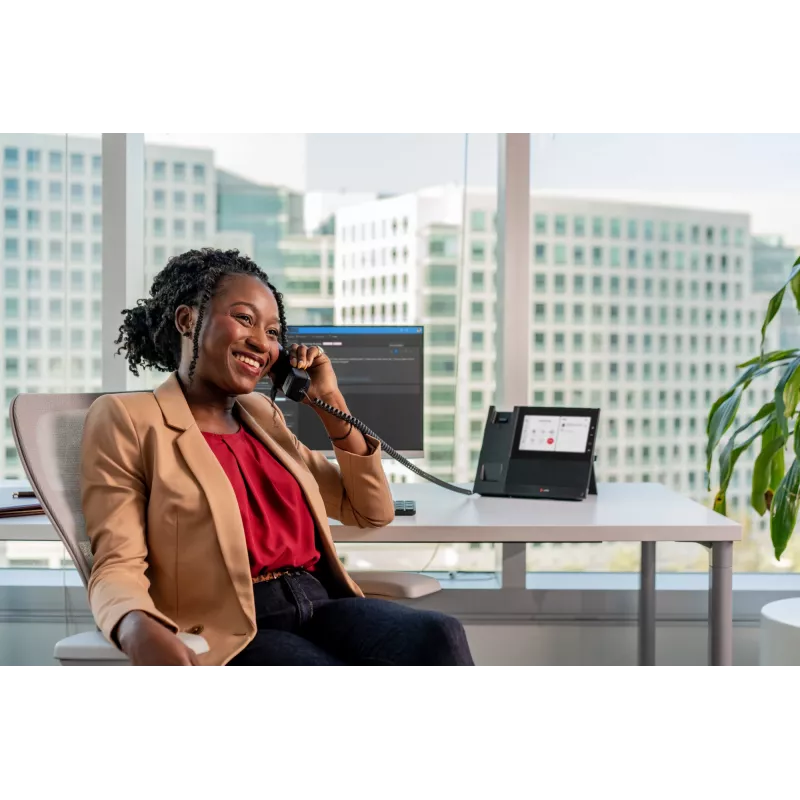 HP Poly CCX 600 Business Media Phone for Microsoft Teams and PoE-enabled