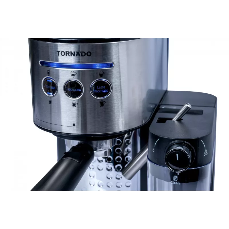 TORNADO TCM-14125 | Compact Cofee Machine Compatible with Portafilter & ESE Pods