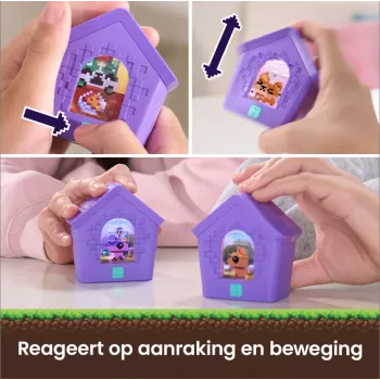 Bitzee , Doghouse Interactive Toy with 15 Puppies Inside, 3D Playroom, Reacts to Touch, Digital Pet Kids Toys for Girls & Boys Ages 5 and up