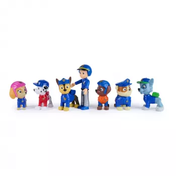 PAW Patrol Search & Rescue Team Pack with 7 Collectible Action Figures, Including Ryder & 6 Pups, Kids Toys for Boys & Girls Ages 3 and Up