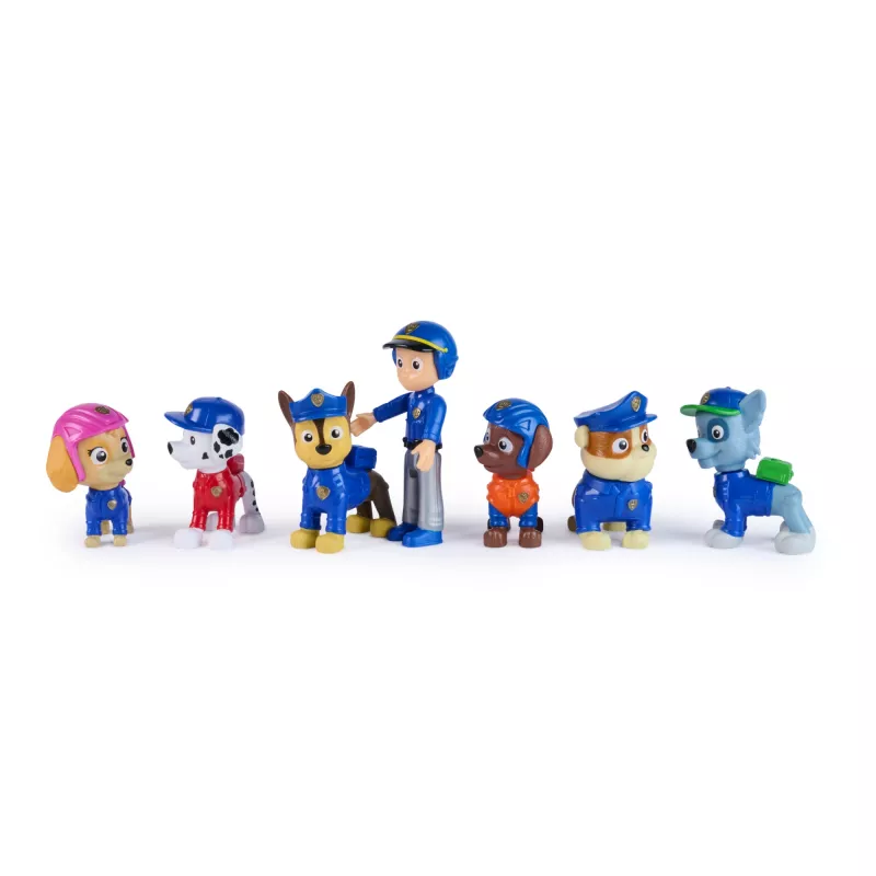 PAW Patrol Search & Rescue Team Pack with 7 Collectible Action Figures, Including Ryder & 6 Pups, Kids Toys for Boys & Girls Ages 3 and Up