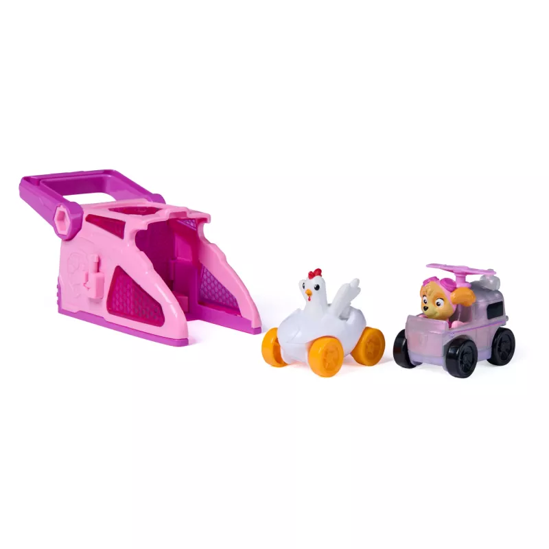 PAW Patrol Skye Pup Squad Launchers with Chickaletta Vehicle 2-Pack, Kids Toys for Boys and Girls Ages 3 and Up