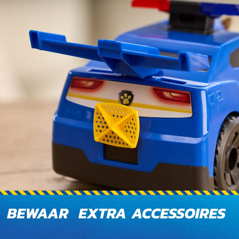 PAW Patrol : Search & Rescue, Chase Launch 'N' Rescue Cruiser with Figure & 2 Projectiles, Lights, Sounds, & Hidden Launcher, Kids Toys for Boys & Girls Ages 3 and up