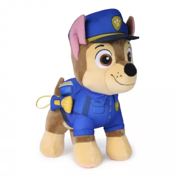 PAW Patrol : Search and Rescue Chase, Plush Toy with Flashlight Accessory, Preschool Toys, Kids Toys for Boys & Girls, Ages 3 and Up, 10”