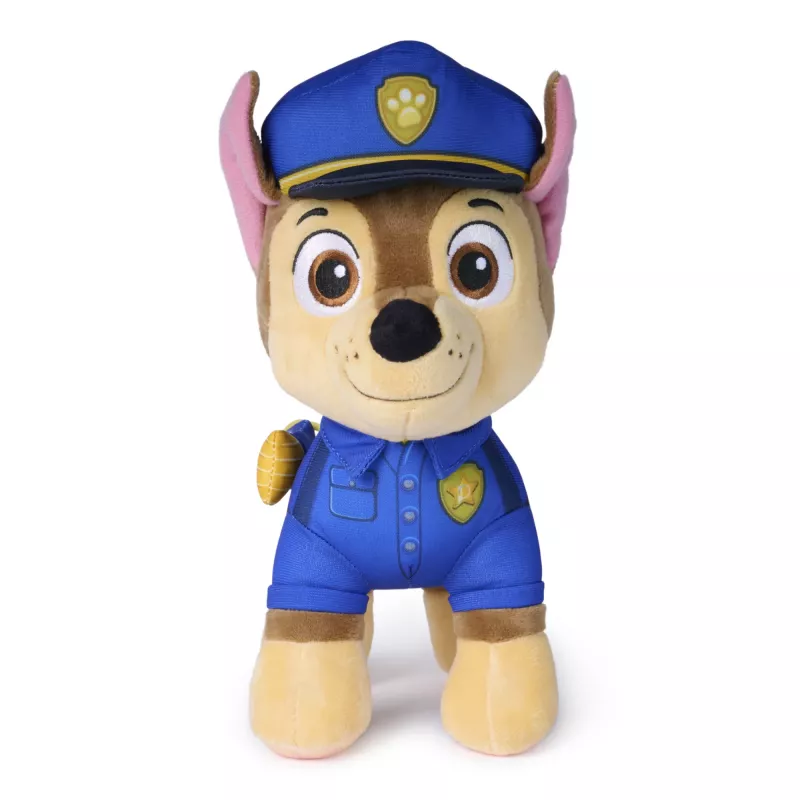 PAW Patrol : Search and Rescue Chase, Plush Toy with Flashlight Accessory, Preschool Toys, Kids Toys for Boys & Girls, Ages 3 and Up, 10”