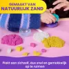 Kinetic Sand , Smoothie Mixer Playset, Easter Basket Stuffers, Includes 14 oz Moldable Play Sand, Tools & Popsicle Mold, Play Food Toy