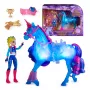 Unicorn Academy, Train & Glow Light-up River Unicorn with Isabel, Easter Gifts Idea, Dolls & Unicorn Toys for Girls, Includes 3 Training Accessories