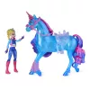 Unicorn Academy, Train & Glow Light-up River Unicorn with Isabel, Easter Gifts Idea, Dolls & Unicorn Toys for Girls, Includes 3 Training Accessories