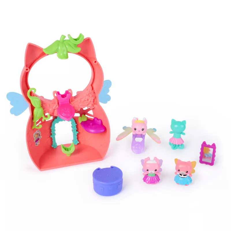 Gabby's Dollhouse Fairylandia, Kitty Fairy’s Flutter-riffic Playset with 12 Pieces & Exclusive Flutter-riffic Ring, Kids Toys for Girls & Boys Ages 3 and Up