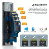 CoreParts MSUB3304 storage drive enclosure HDD/SSD enclosure Black