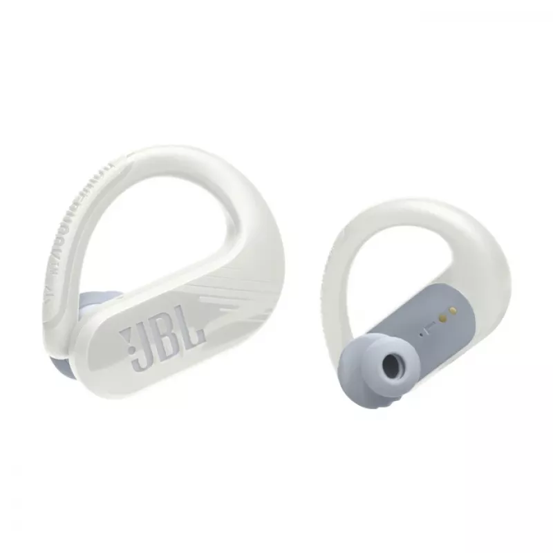 JBL Endurance PEAK 3 Headset True Wireless Stereo (TWS) Ear-hook Calls/Music/Sport/Everyday USB Type-C Bluetooth Charging stand White