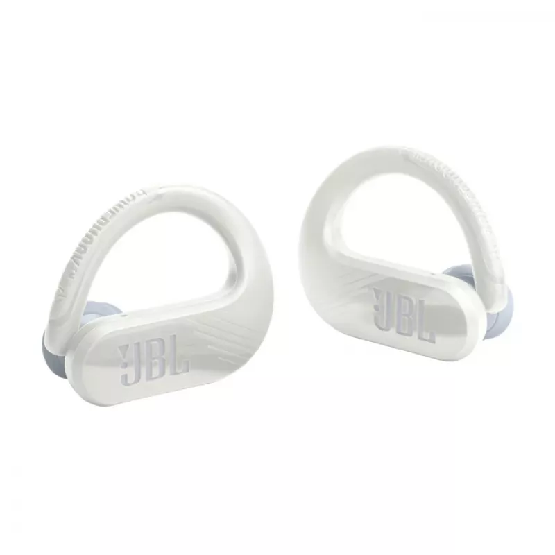 JBL Endurance PEAK 3 Headset True Wireless Stereo (TWS) Ear-hook Calls/Music/Sport/Everyday USB Type-C Bluetooth Charging stand White