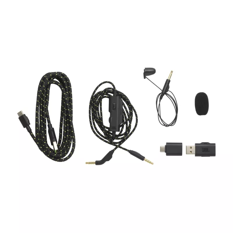 JBL Quantum 910X Headset Wired & Wireless Head-band Gaming USB Type-C Bluetooth Black, Green