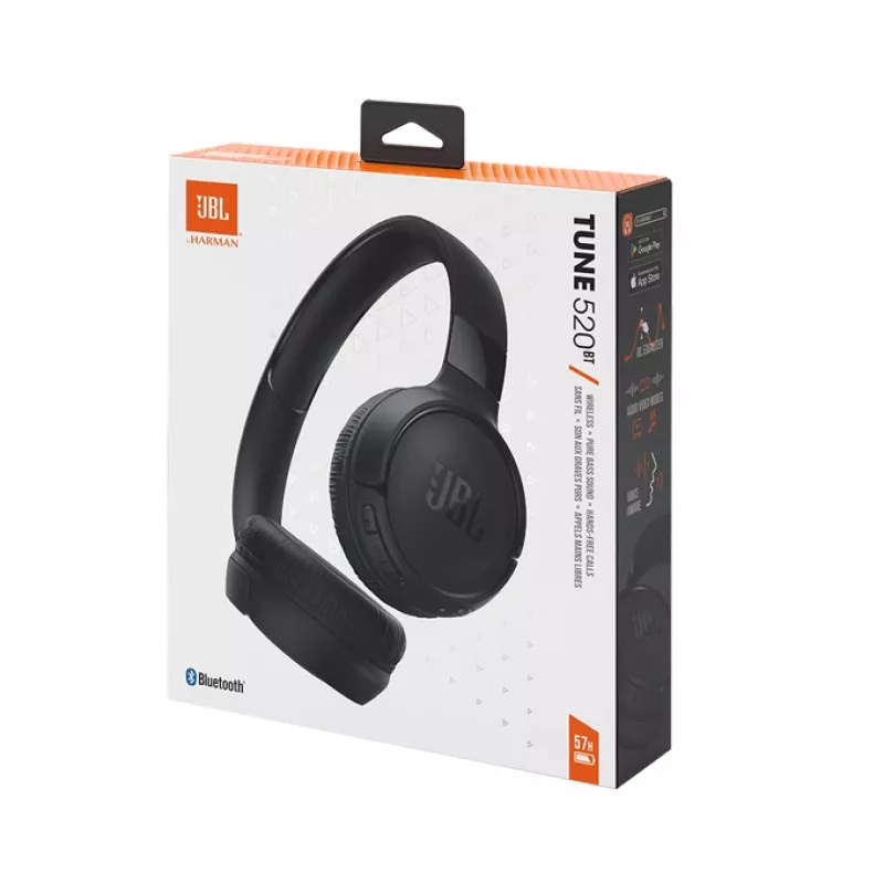 JBL Tune 520 BT Headset Wireless Head-band Calls/Music USB Type-C Bluetooth Black