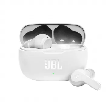 JBL Wave 200 TWS WHITE, Wireless, 20 - 20000 Hz, Music, 48 g, Headset, White