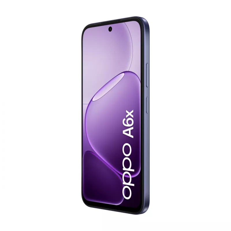 OPPO A6x 17.1 cm (6.75 inch) Dual SIM Android 15 4G USB Type-C 4 GB 128 GB 6100 mAh Purple