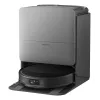 Robot vacuum Roborock SAROS 20X — round, 0.259 L dust bin, 6400 mAh, 200 min runtime, base with 2.5 L dust, mop wash, black