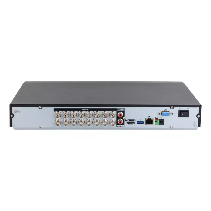 DVR Dahua Technology XVR5216AN-4KL-I3/T — 16-channel 4K (3840x2160), H.264/H.265, 1xRJ45, 1xUSB3.2, 1xUSB2.0, max HDD 16 TB, Black