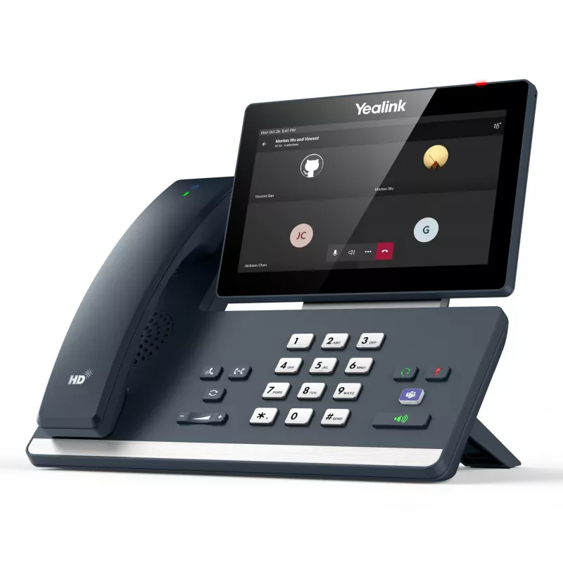 Yealink MP58-WH Microsoft Teams Edition, IP Phone, Grey, Wireless handset, Desk, Android, Microsoft Teams