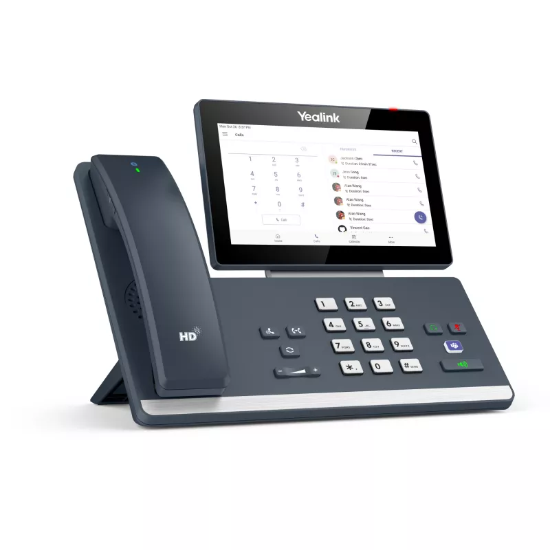 Yealink MP58-WH Microsoft Teams Edition, IP Phone, Grey, Wireless handset, Desk, Android, Microsoft Teams