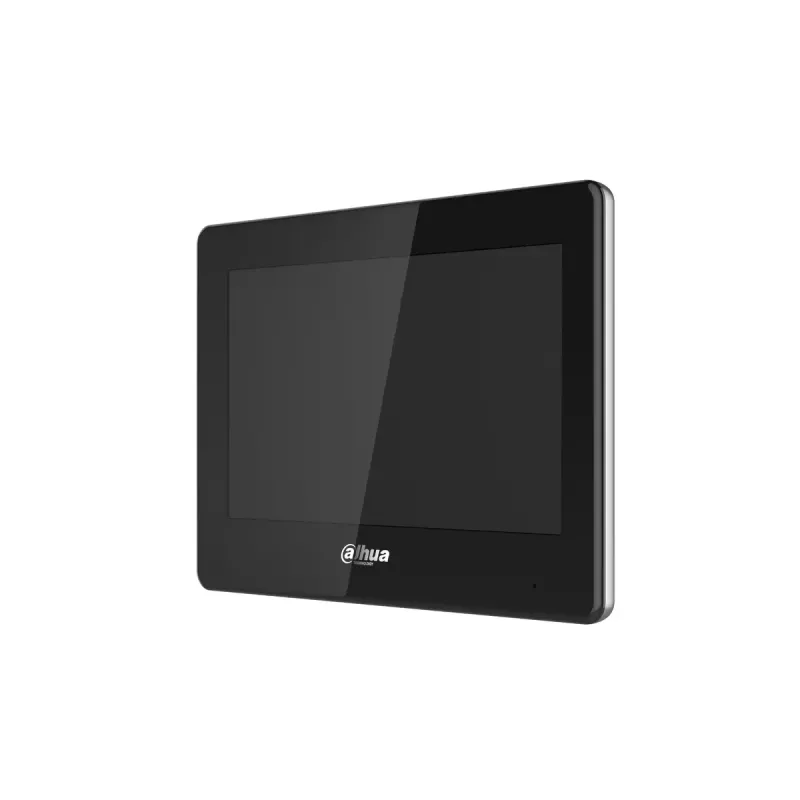 Display Dahua VTH5422HB — Indoor monitor display, 12V DC, 6 W typical, Ethernet 10/100 Mbps, black