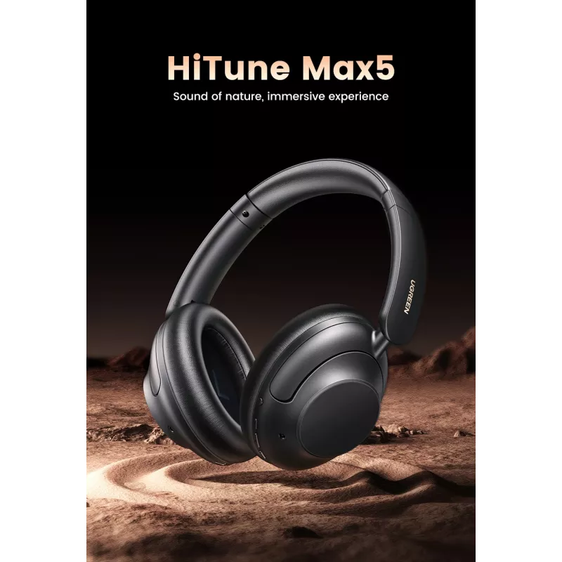 Ugreen HiTune Max5 Headset Wired & Wireless Head-band Calls/Music Bluetooth Black