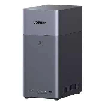 Network-attached storage UGREEN NASync DH2300 — Rockchip A76/A55 2.2GHz, 4GB RAM, 2xSATA, 1xGbE, 2xUSB3.2, USB-C, HDMI