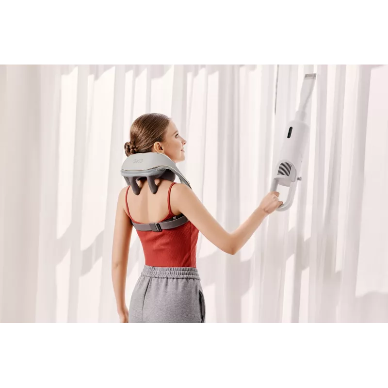Neck and Shoulder Massager SKG H5 Mini — compression & vibration, built-in battery, 10 W, grey