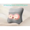 SKG VS500 Massage Pillow — Kneading Massage, Battery-Powered 10W, Built-in Battery, Grey
