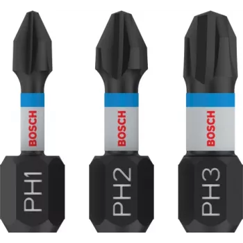Screwdriver Bit Set Bosch Phillips 3-piece 2608522470