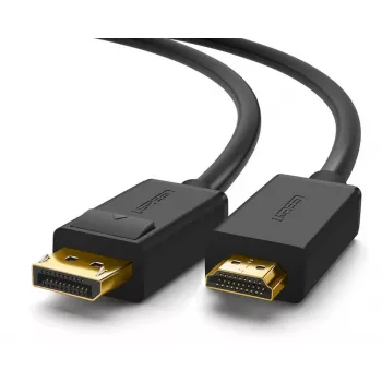 Video Cable Adapter Ugreen 10239 1.5m DisplayPort to HDMI Black