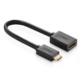 HDMI Cable Ugreen 20137 Mini-HDMI Male to HDMI Female Black Gold