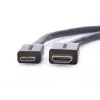 HDMI Cable Ugreen 20137 Mini-HDMI Male to HDMI Female Black Gold