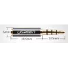 Ugreen Adapter 2.5 mm (female) micro jack to 3.5 mm mini jack (male) adapter black (20502)