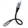 Mobile Phone Cable Ugreen 30632 USB C to 3.5mm Black