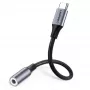 Mobile Phone Cable Ugreen 30632 USB C to 3.5mm Black