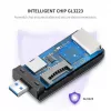 Card reader UGREEN 50541 USB 3.2 Gen 1 (3.1 Gen 1) — CF, SD, MicroSD, Memory Stick, Steel, 5000 Mbit/s