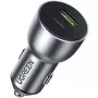 Ugreen 60980 mobile device charger Universal Silver Cigar lighter Fast charging Auto